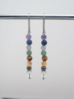 Boucles d’oreilles 7 chakras