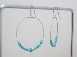 Boucles d’oreilles Turquoise et Argent 925