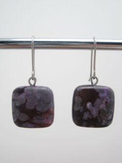 Boucles d’oreilles Purpurite