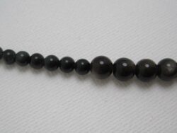 Collier Obsidienne Argenté