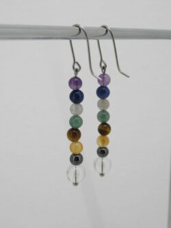 Boucles d’oreilles 7 chakras