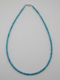 Collier perles Minérale Turquoise