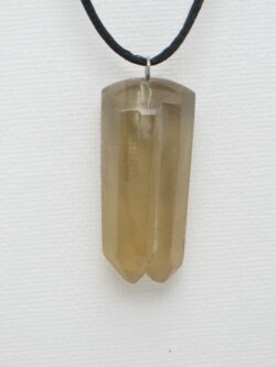 Pendentif Pointe de Citrine brute naturelle