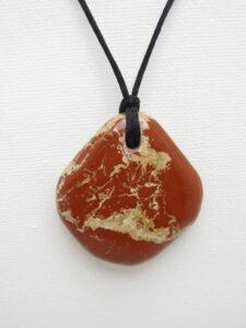 Pendentif Jaspe rouge