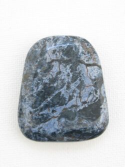 Minéral Galet plat Dumortiérite Quartz Bleu