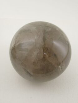 sphère minéral quartz fumé