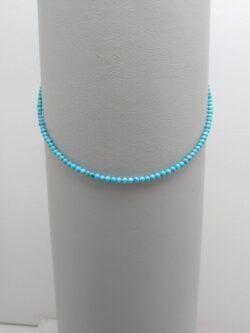 Collier perles Minérale Turquoise