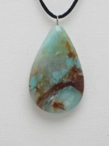 Pendentif Minéral Chrysocolle