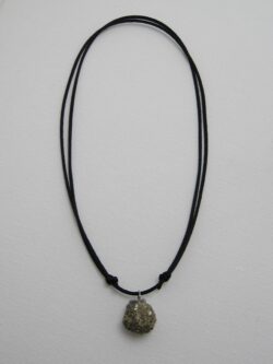 Pendentif Minéral Pyrite Brute