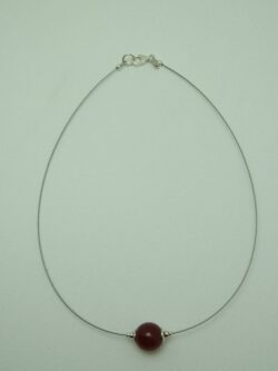 Collier Cornaline Argent 925