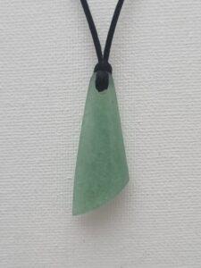 Pendentif Minéral Aventurine verte