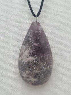 Pendentif Minéral Lépidolite